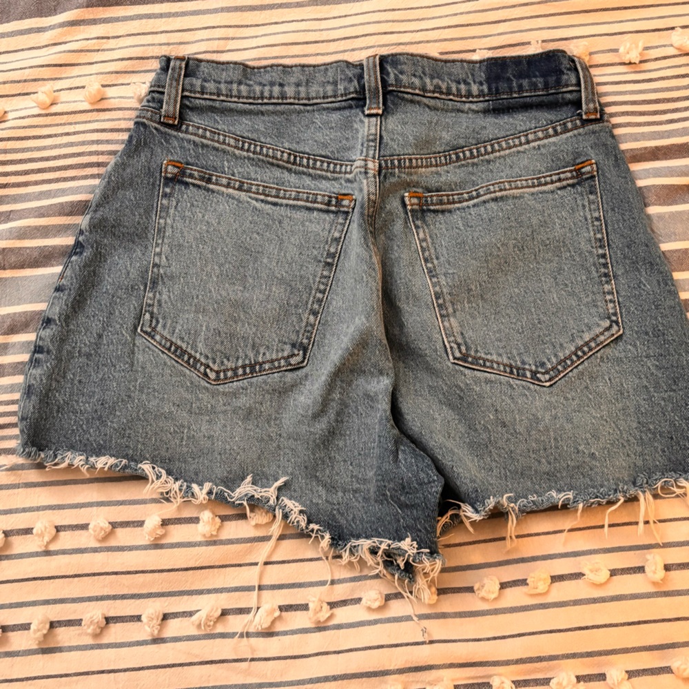 Abercrombie & Fitch Light Blue Jean Shorts - Picture 3 of 3